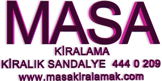 masa sandalye kiralama